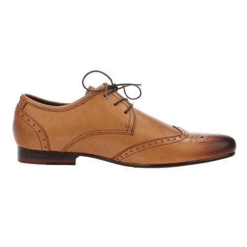 Front - Firetrap Mens Beaufort Leather Brogues