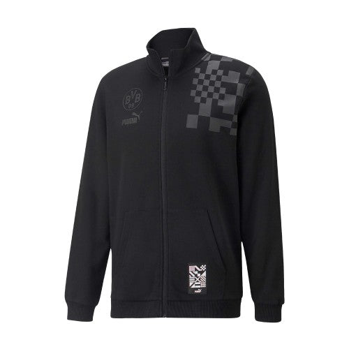 Front - Puma Mens Brussia Dortmund Fc Ftblculture Track Jacket