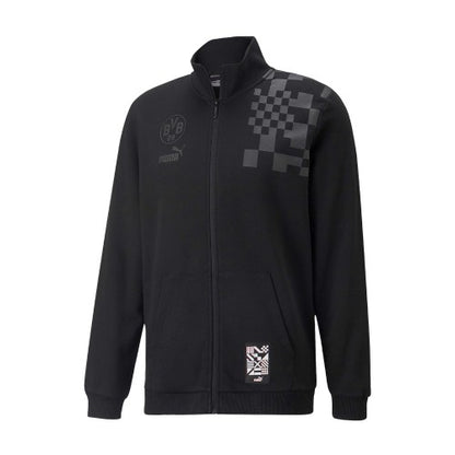 Front - Puma Mens Brussia Dortmund Fc Ftblculture Track Jacket