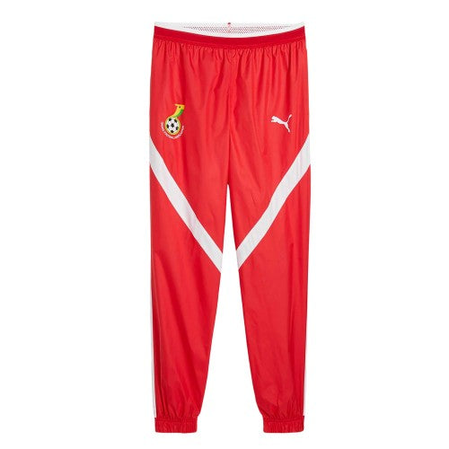 Front - Puma Mens Ghana Fc Prematch Woven Jogging Bottoms