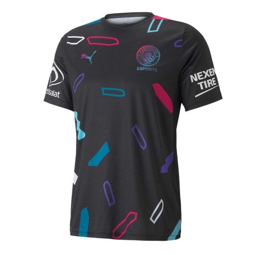 Front - Puma Mens Esports Replica Manchester City FC Jersey