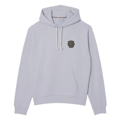 Front - Lacoste Mens Logo Relaxed Fit Hoodie