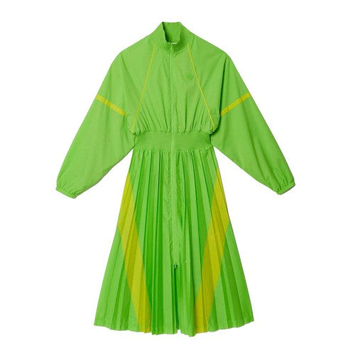 Front - Lacoste Womens/Ladies Colour Block Pleated Dress