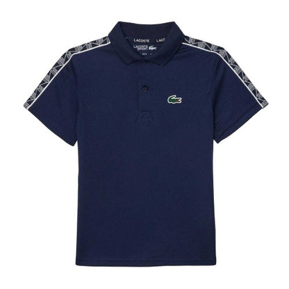 Front - Lacoste Childrens/Kids Ultra Dry Tennis Polo Shirt