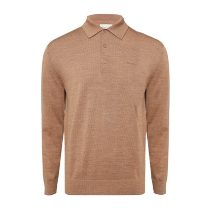 Front - Gant Mens Extrafine Merino Wool Polo Shirt