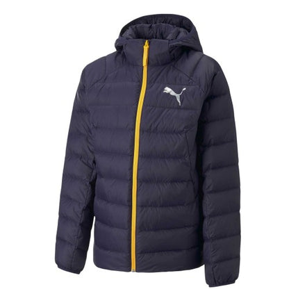 Front - Puma Childrens/Kids PackLITE Hooded Down Jacket
