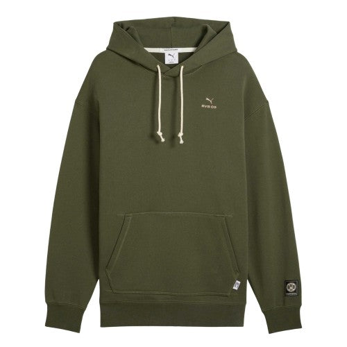 Front - Puma Mens MMQ Borussia Dortmund Hoodie