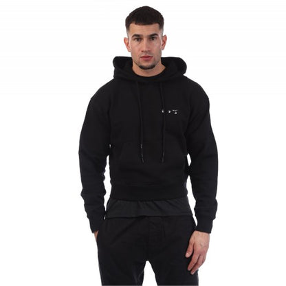 Front - Off White Mens Caravaggio Back Print Hoodie
