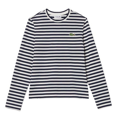 Front - Lacoste Womens/Ladies Striped T-Shirt