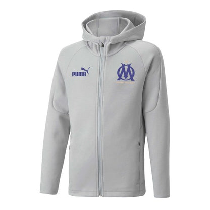 Front - Puma Childrens/Kids Olympique De Marseille FC Full Zip Jacket