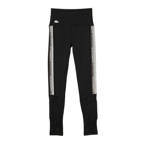 Front - Lacoste Womens/Ladies Logo Strip Leggings