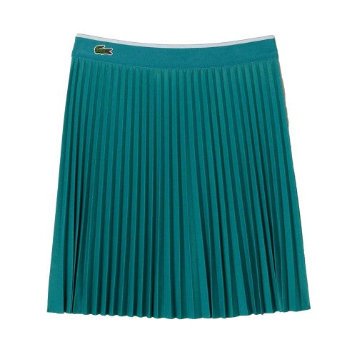 Front - Lacoste Womens/Ladies Pleated Elasticated Waist Skirt
