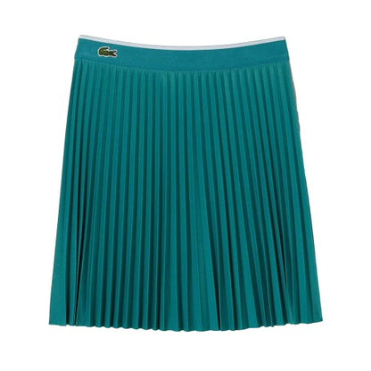 Front - Lacoste Womens/Ladies Pleated Elasticated Waist Skirt