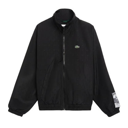 Front - Lacoste Mens Cropped Track Jacket