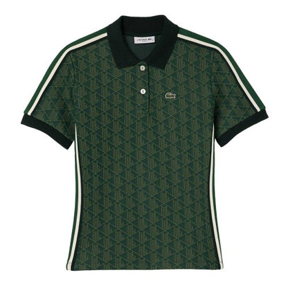 Front - Lacoste Womens/Ladies Monogram Slim Polo Shirt