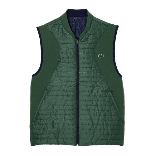 Front - Lacoste Mens Reversible Lightweight Padded Gilet