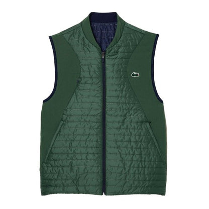 Front - Lacoste Mens Reversible Lightweight Padded Gilet