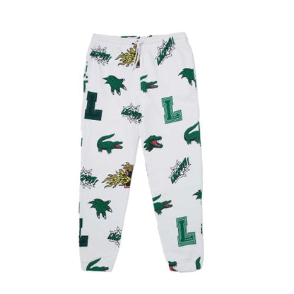 Front - Lacoste Womens/Ladies Seasonal Logo Jogging Bottoms