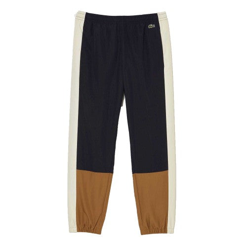 Front - Lacoste Mens Colour Block Tracksuit Bottoms