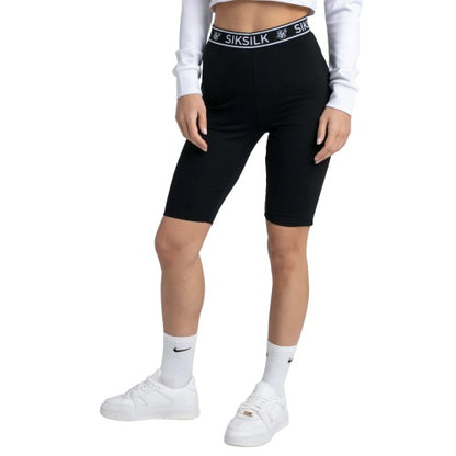 Front - SikSilk Womens/Ladies Essentials Taped Cycling Shorts