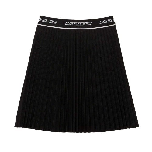 Front - Lacoste Womens/Ladies Pleated Elasticated Waist Skirt