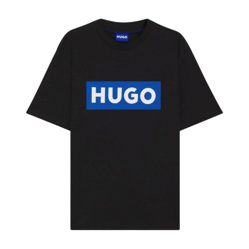 Front - Hugo Mens Nico Print Logo T-Shirt