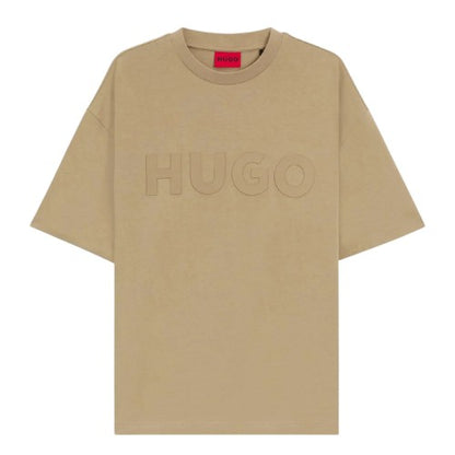 Front - Hugo Mens Dinkee Oversized T-Shirt