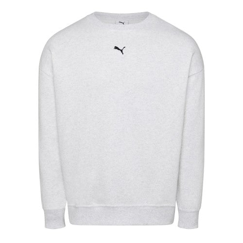 Front - Puma Mens Essential Logo Crew Neck Oversized Sweatshirt