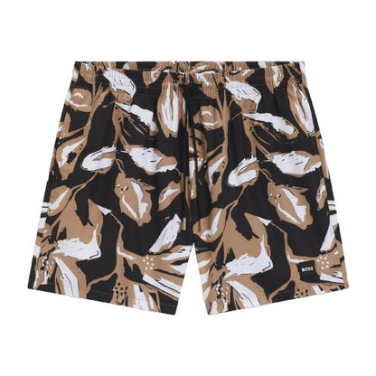 Front - Hugo Mens Piranha Swim Shorts