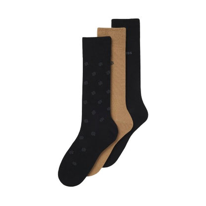 Front - Boss Mens Regular Socks (Pack of 3)