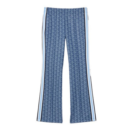 Front - Lacoste Womens/Ladies Monogram Flared Leg Sweatpants