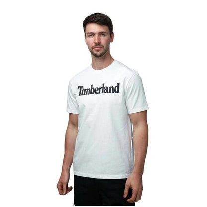 Front - Timberland Mens Kennebec River Logo T-Shirt