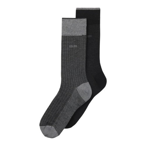 Front - Boss Mens Logo Socks (Pack of 2)