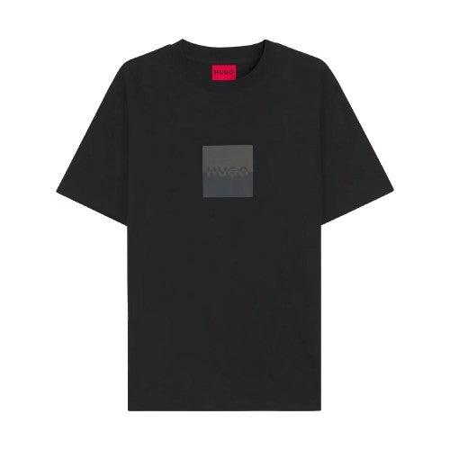 Front - Hugo Mens Dusplit Logo T-Shirt