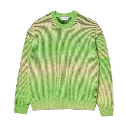 Front - Lacoste Mens Ombre Crew Neck Relaxed Fit Sweatshirt