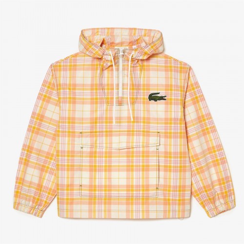 Front - Lacoste Womens/Ladies Striped Pull-On Jacket