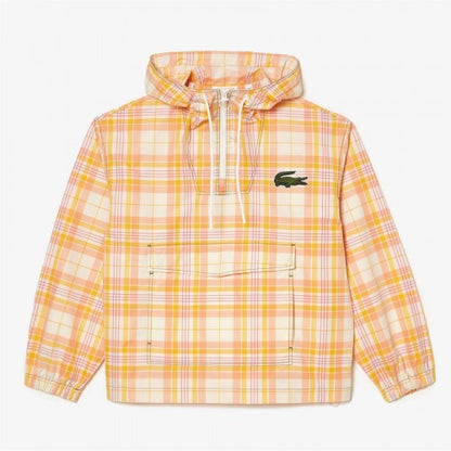 Front - Lacoste Womens/Ladies Striped Pull-On Jacket