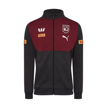 Front - Puma Mens Queensland Maroons Track Jacket