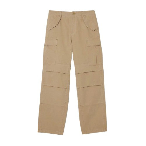 Front - Lacoste Mens Straight Cargo Trousers