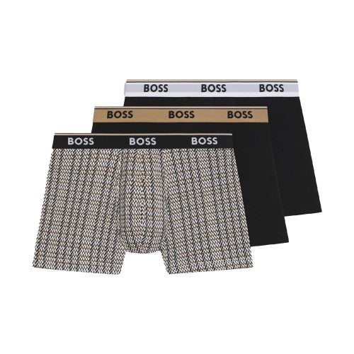 Front - Boss Mens Power Briefs (Pack of 3)