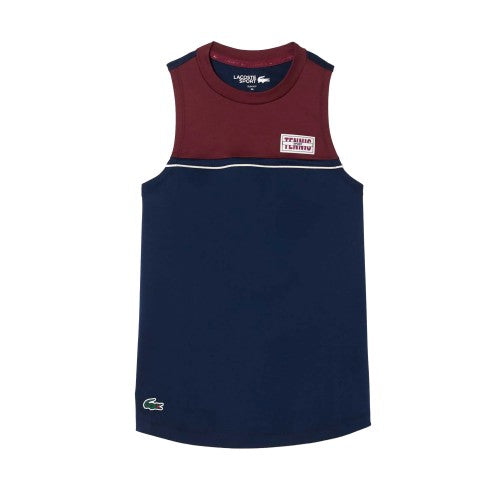 Front - Lacoste Womens/Ladies Contrast Stretch Sport T-Shirt