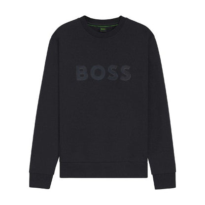 Front - Boss Mens Salbo Logo Sweatshirt