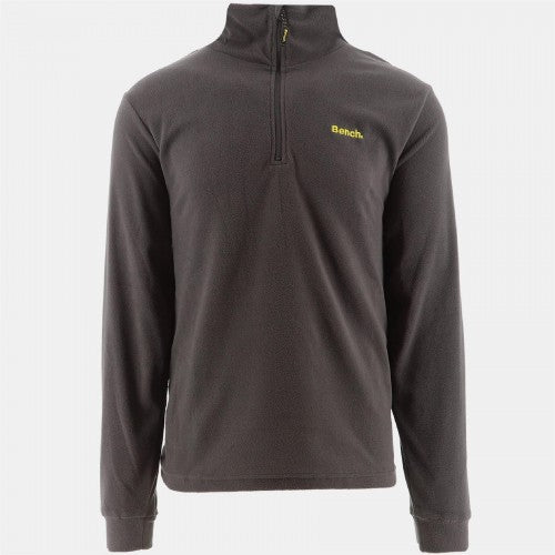 Front - Bench Mens Albany Logo Quarter Zip Long-Sleeved Fleece
