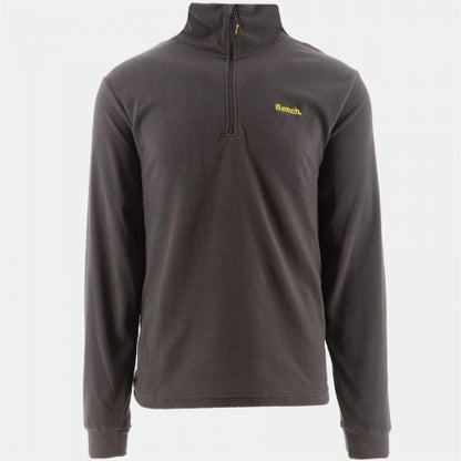 Front - Bench Mens Albany Logo Quarter Zip Long-Sleeved Fleece