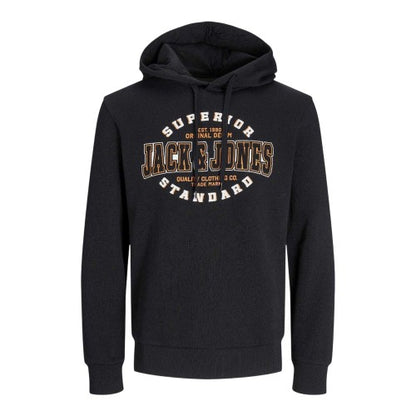 Front - Jack And Jones Mens Logo Hoodie
