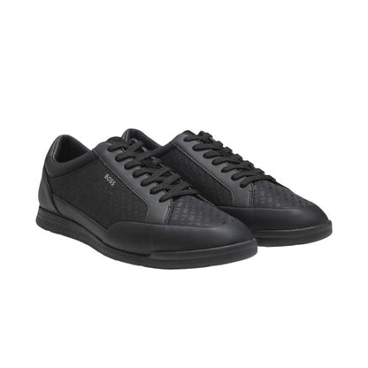 Front - Hugo Boss Unisex Adult Nitan Leather Trainers