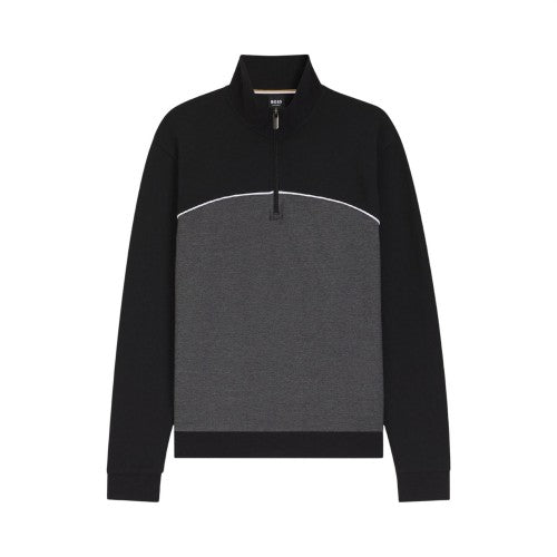 Front - Boss Mens Quarter Zip Sweatshirt