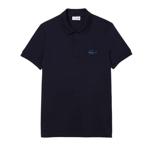 Front - Lacoste Mens Quilted Regular Polo Shirt