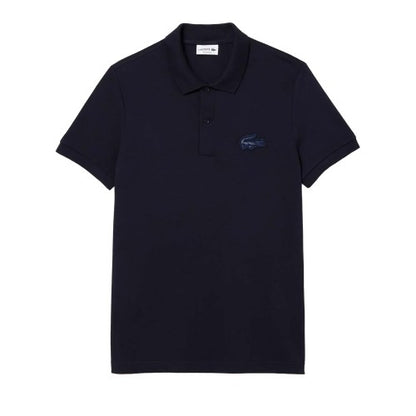 Front - Lacoste Mens Quilted Regular Polo Shirt