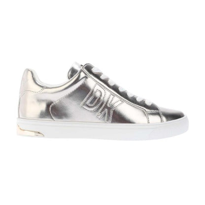 Front - DKNY Womens/Ladies Abeni Leather Lace Up Trainers